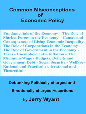 cover image of Common Misconceptions of Economic Policy